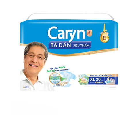 Tã dán Caryn XL20-L3-M10-M/L20-M/L10