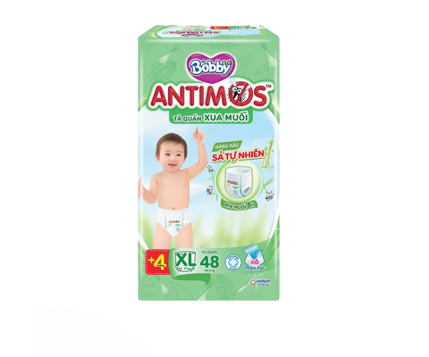 Tã Bobby quần Antimos xua muỗi-Đủ size