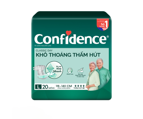 [MUA 3 TẶNG 1] Tả dán Confidence Classic Day - Đủ size