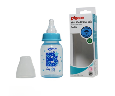 Bình sữa Pigeon PP cao cấp Xanh - Đủ size