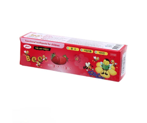  Kem đánh răng trẻ em Bee (Hương dâu, Hương cam) cho bé trên 2 tuổi 