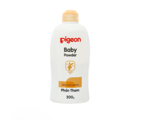 Phấn thơm em bé Pigeon nắp màu 200g
