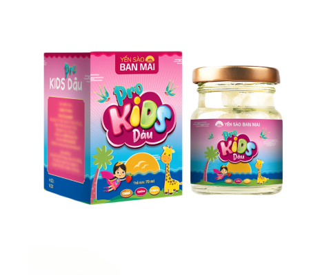 Yến sào Ban Mai - Pro Kids Hương Dâu 70ml