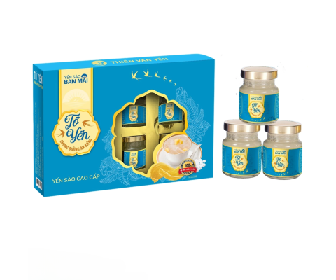 Yến sào Ban Mai - Tổ yến chưng đường ăn kiêng 6x70ml